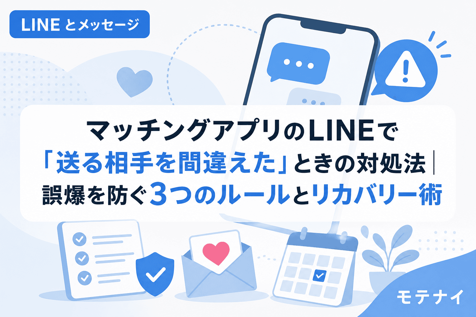 マッチングアプリのLINEで「送る相手を間違えた」ときの対処法|誤爆を防ぐ3つのルールとリカバリー術