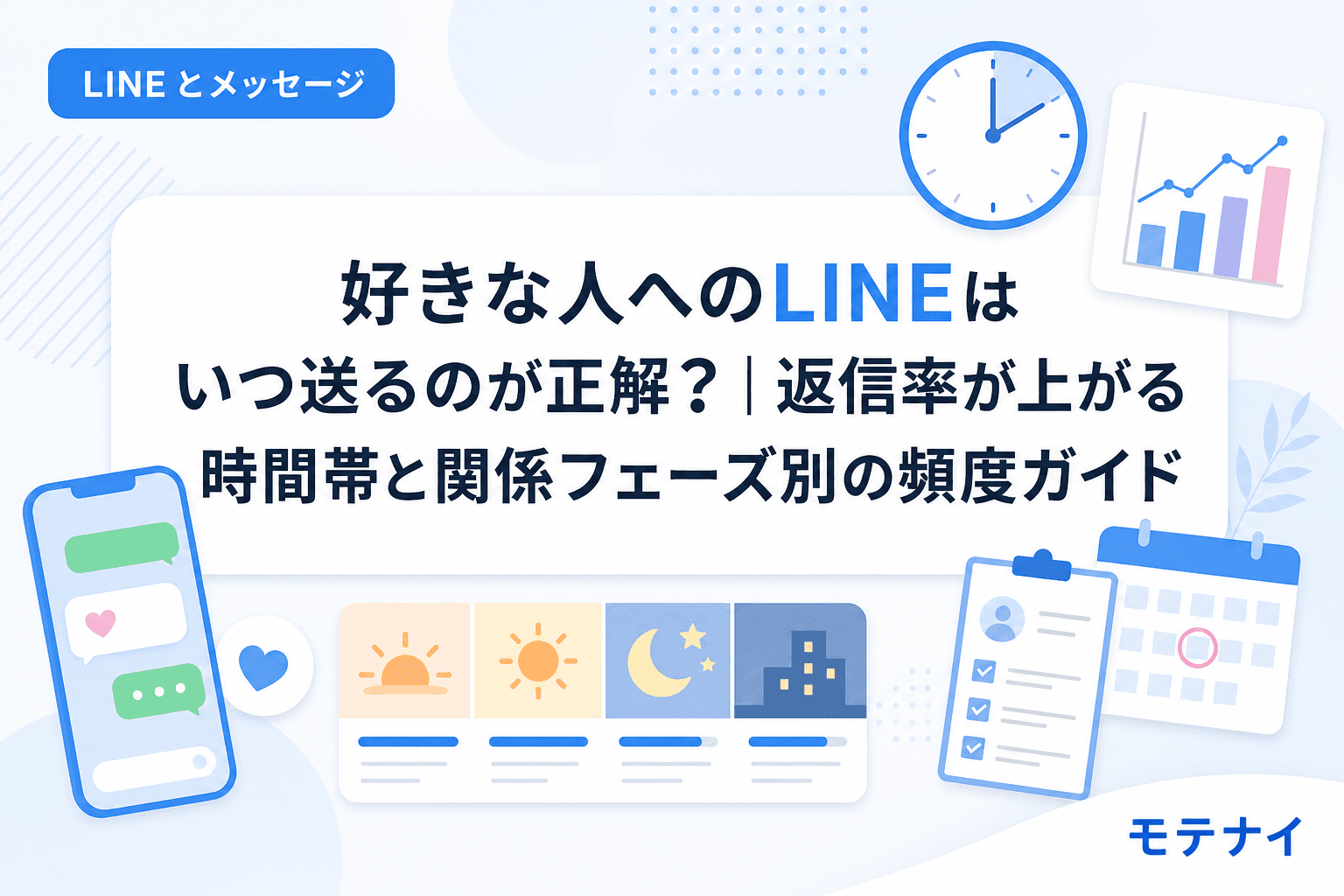 好きな人へのLINEはいつ送るのが正解?|返信率が上がる時間帯と関係フェーズ別の頻度ガイド